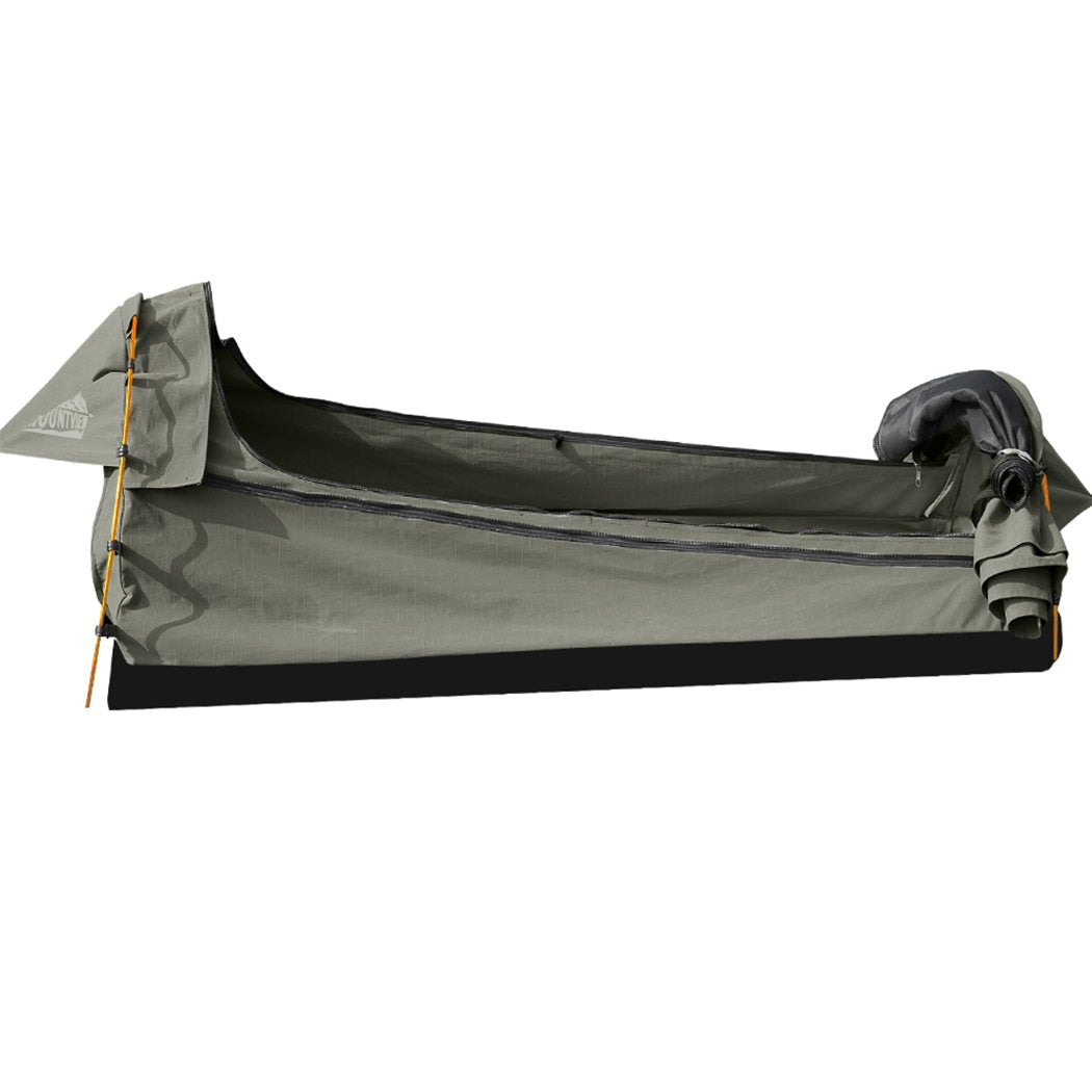 Mountview King Single Swag Camping Swags Canvas Dome Tent Hiking